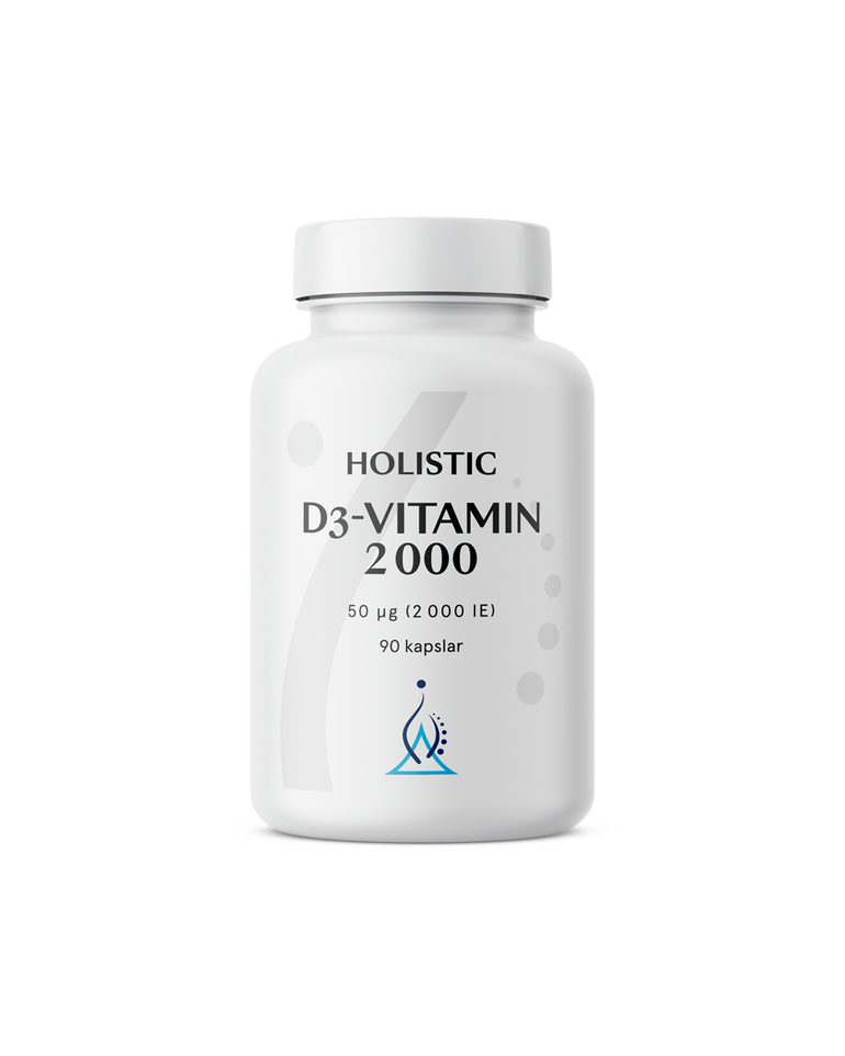 Holistic D3-vitamin 2000, 90 kapslar